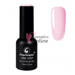Oja semipermanenta FSM, ONE STEP Color UV/LED 10ml Cod 303 Divine Pink 